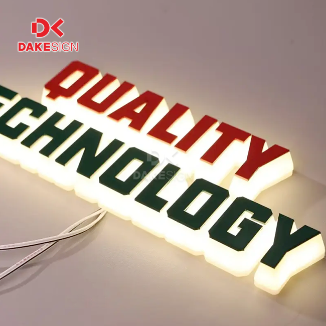 3D Backlit Logo Sign